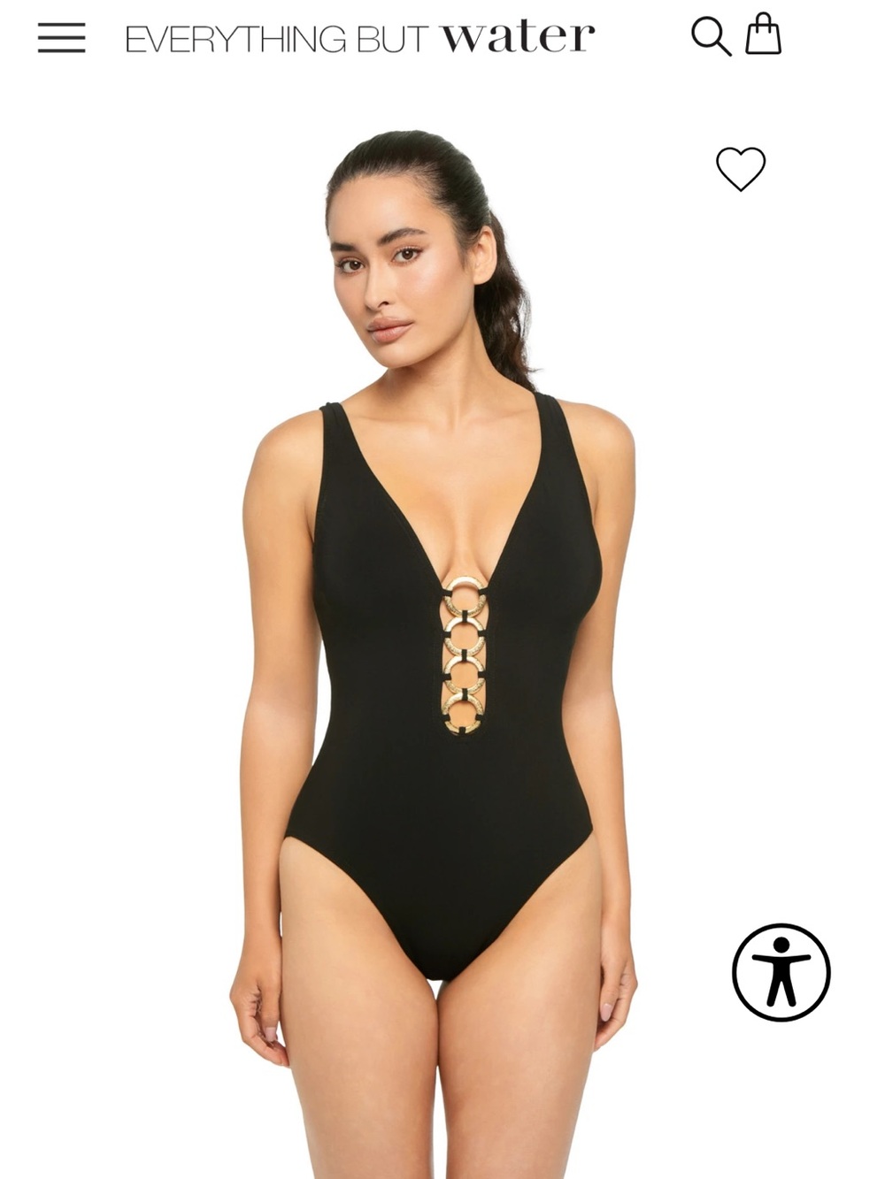 Karla Colletto Luca Plunge One-Piece Swimsuit